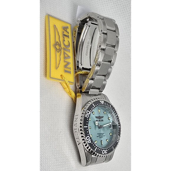 Invicta Pro Diver Anchoris Men\'s Watch 37.5mm Light Blue Dial Steel 48726 New main image 4